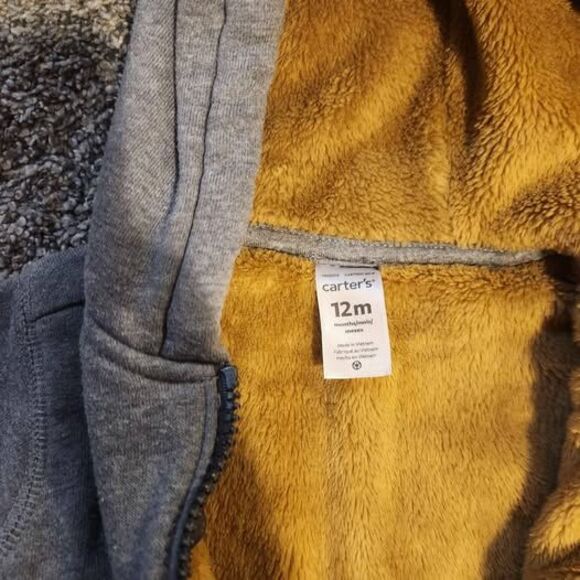 Carter's 12 Month Zip Up-Jacket - Picture 3 of 4